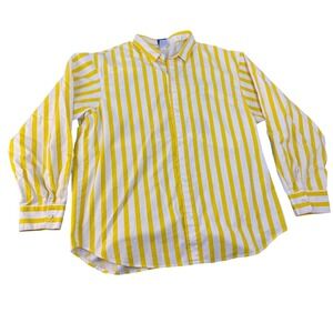 Vintage 80s Ocean Pacific Air Sea Rescue Winter Surf Button Up Men's Yellow
